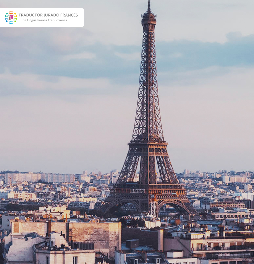 Traducción jurada de/a francés
